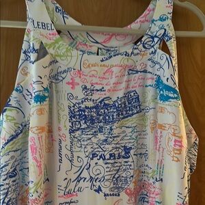 Lulu B Colorful Graphic Print Women's dress